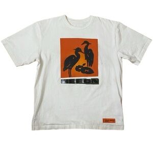 Heron Preston Short Sleeve Graphic Cotton T Shirt